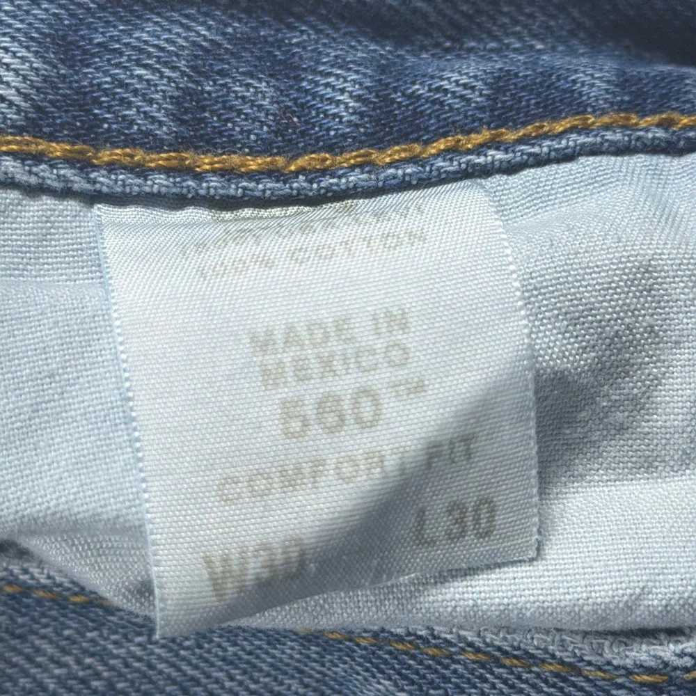 VTG Levis‎ 560 Jeans Men W30 Comfort Fit Blue Medium Wash Denim Relaxed Fit Y2K